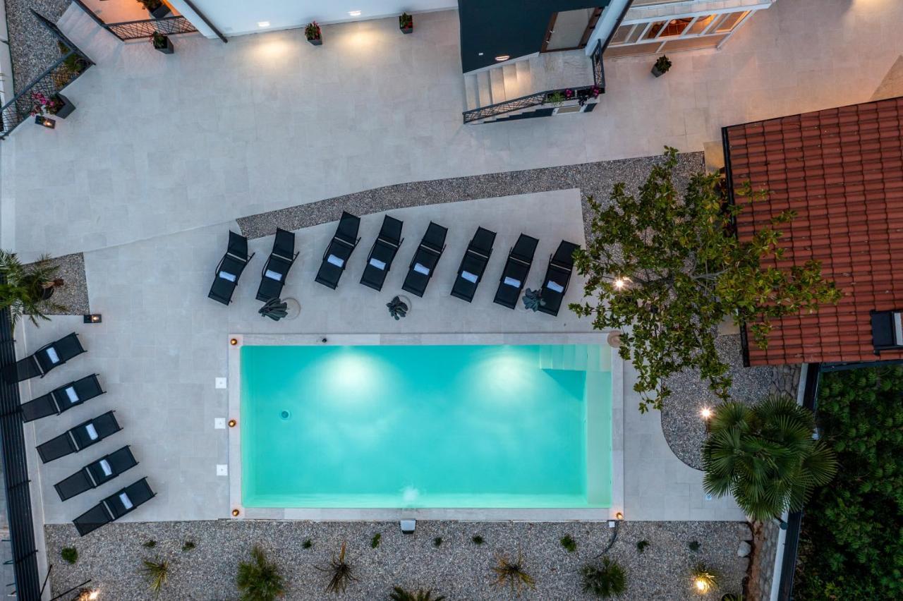 Villa Adriatic, Apartment Rebecca With Heated Swimming Pool, Sew View, Childrens Playground Icici Luaran gambar