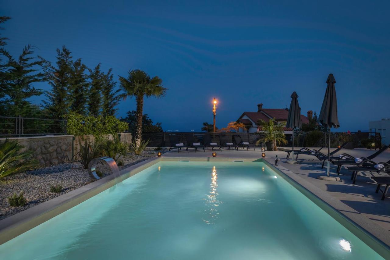 Villa Adriatic, Apartment Rebecca With Heated Swimming Pool, Sew View, Childrens Playground Icici Luaran gambar